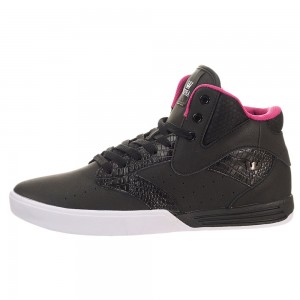 Supra Khan Skate Čevlji Ženski Črne | LMQKR6407