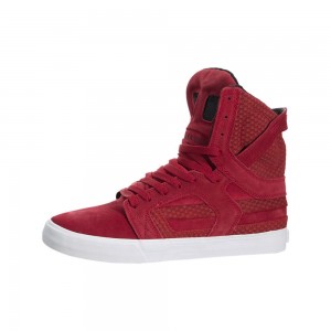 Supra SkyTop II Visoki Vrhovi Moški Rdeče | ZSAPH7465