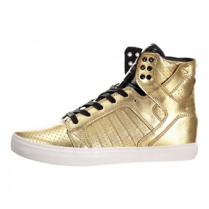 Supra SkyTop LS Visoki Vrhovi Moški Zlate | ROGUM3176