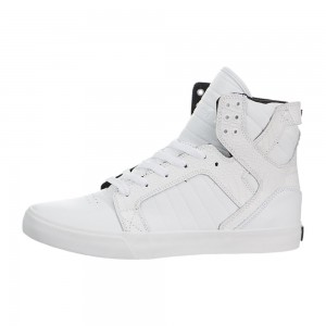 Supra SkyTop Visoki Vrhovi Moški Bele | RDNBI4782