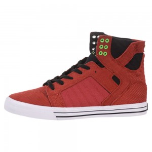 Supra SkyTop Visoki Vrhovi Moški Rdeče | GOTUA0925