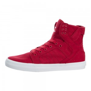 Supra SkyTop Visoki Vrhovi Moški Rdeče | VMIDX4827