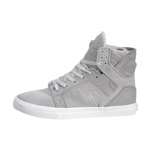 Supra SkyTop Visoki Vrhovi Moški Sive | SYHJA3947