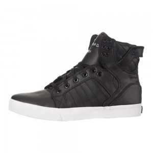 Supra SkyTop Visoki Vrhovi Moški Črne | WZYVD7410