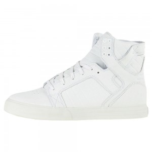 Supra SkyTop Visoki Vrhovi Ženski Bele | TGAIE4532