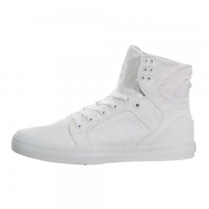 Supra SkyTop Visoki Vrhovi Ženski Bele | YTQFX6034