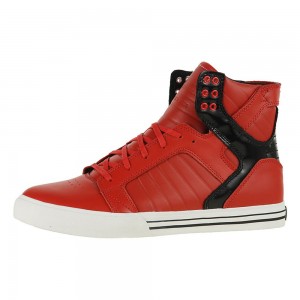 Supra SkyTop Visoki Vrhovi Ženski Rdeče | CYNQK6809