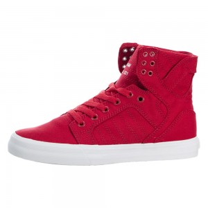 Supra SkyTop Visoki Vrhovi Ženski Rdeče | TKCRG6702