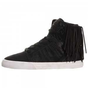 Supra SkyTop Visoki Vrhovi Ženski Črne | TNUDX7563