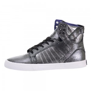 Supra SkyTop Visoki Vrhovi Ženski Črne | ZRYIC4560