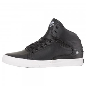 Supra Society Mid Skate Čevlji Moški Črne | YHGXT5947