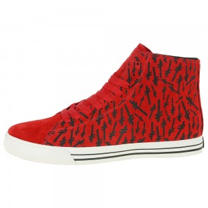 Supra Thunder High Visoki Vrhovi Moški Rdeče | WXDNM7304