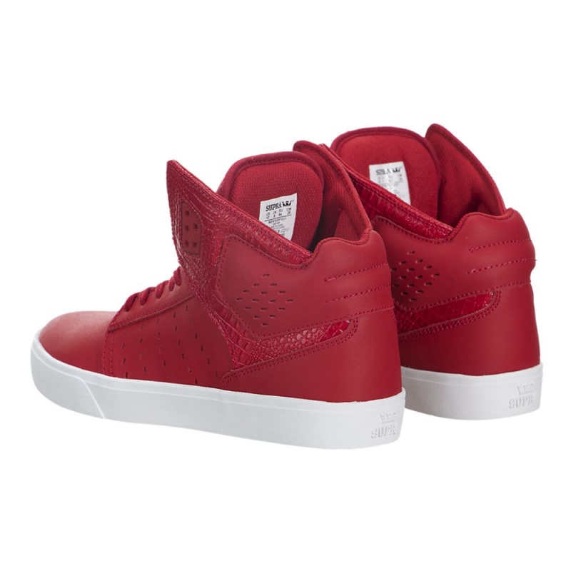 Supra Atom Skate Čevlji Moški Rdeče | SNLIJ4132