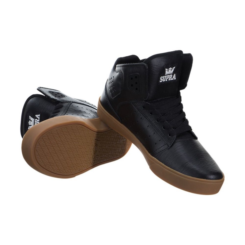 Supra Atom Skate Čevlji Moški Črne | MXIPD2156