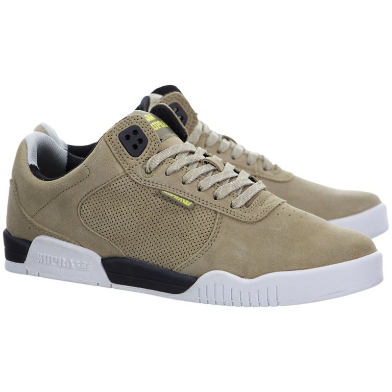 Supra Ellington Nizki Ženski Kaki | AVQCE5920