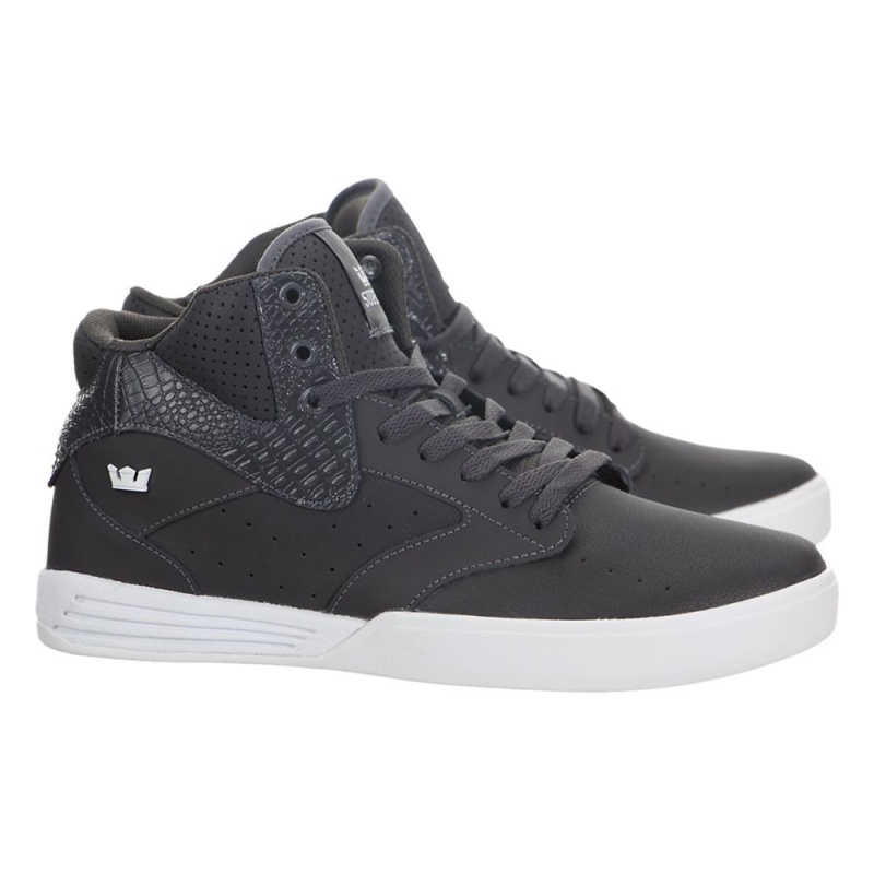 Supra Khan Skate Čevlji Moški Sive | RSCPU0385