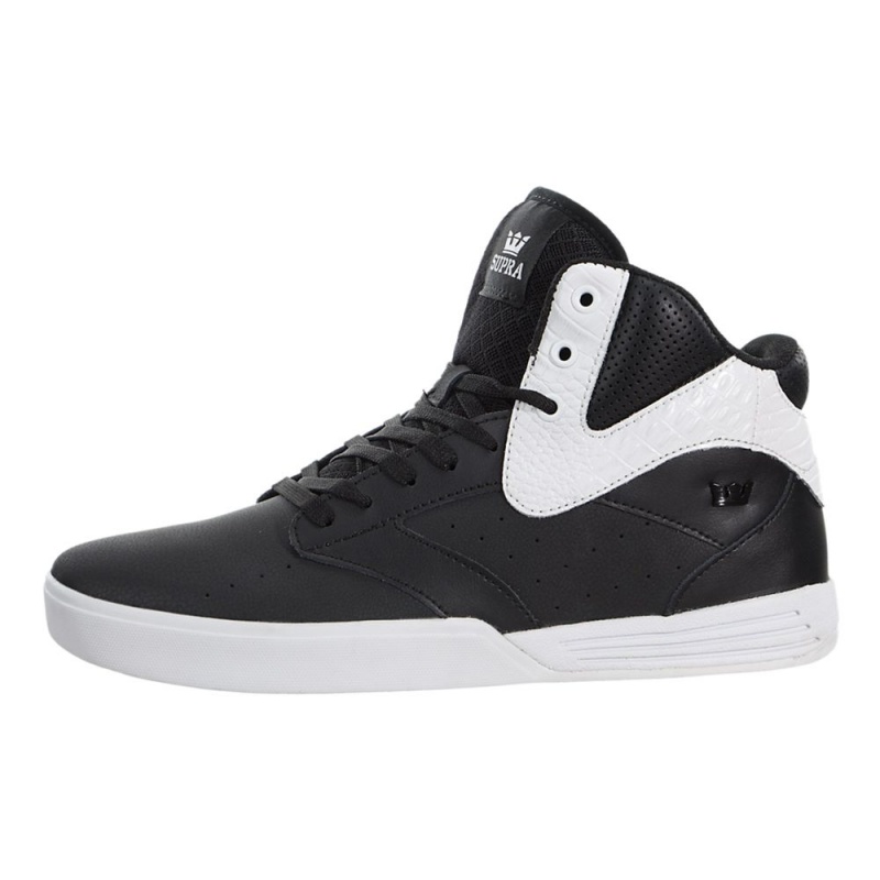 Supra Khan Skate Čevlji Ženski Črne Bele | JLDSV4960