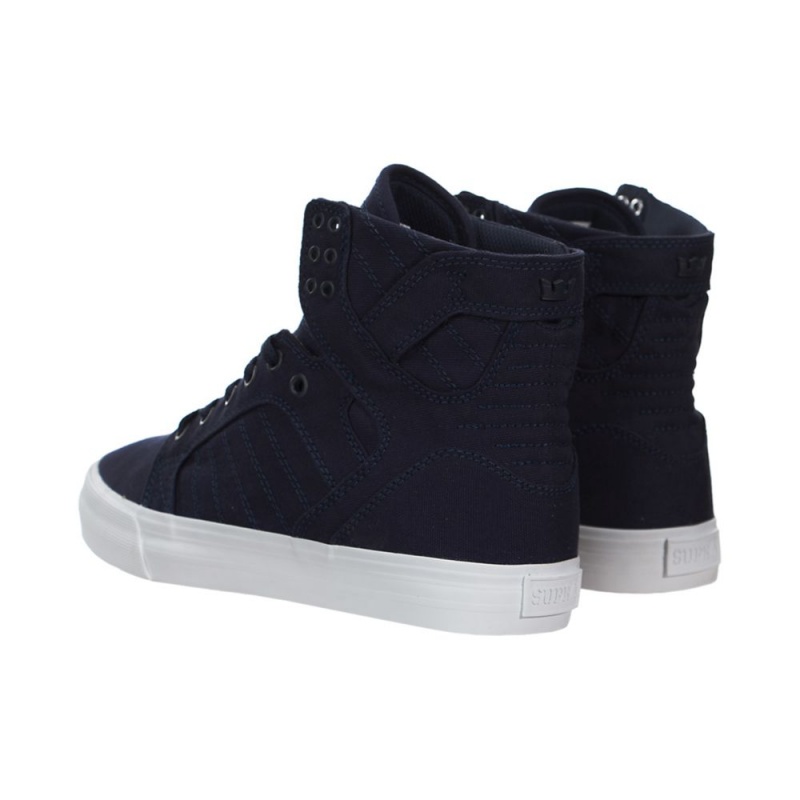 Supra SkyTop D Visoki Vrhovi Moški Temno Modre | DVKWC1290