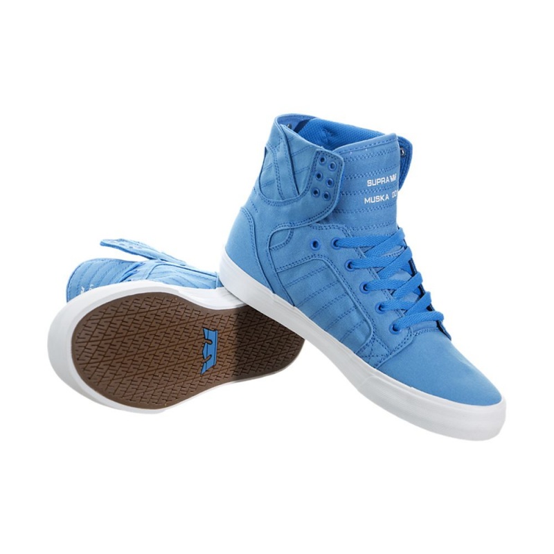 Supra SkyTop D Visoki Vrhovi Ženski Modre | XPRIJ7180