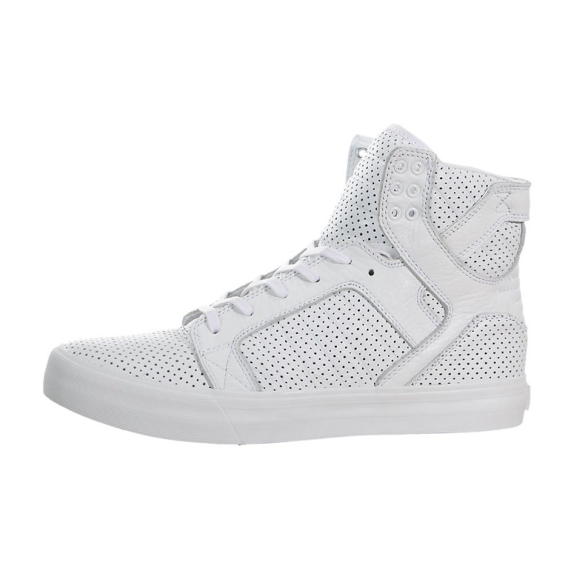 Supra SkyTop HF Visoki Vrhovi Moški Bele | ZNPHO6751