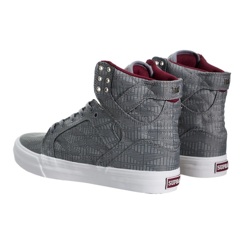 Supra SkyTop HF Visoki Vrhovi Moški Sive | DRJYW7968