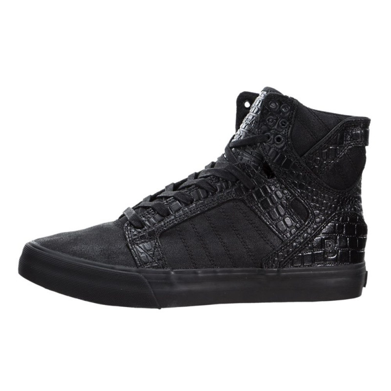 Supra SkyTop HF Visoki Vrhovi Moški Črne | NBJHR2857