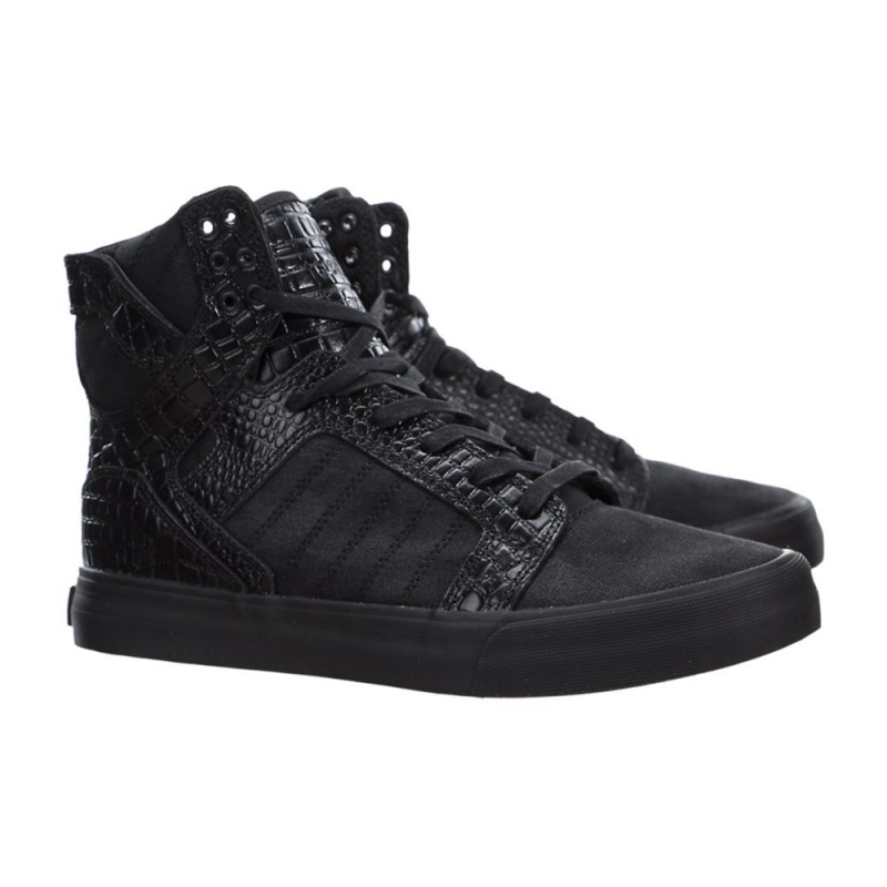 Supra SkyTop HF Visoki Vrhovi Ženski Črne | HMEFO0261