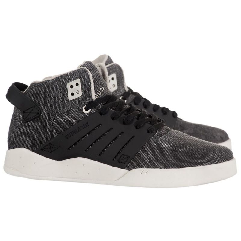 Supra SkyTop III Skate Čevlji Moški Sive Črne | SJTZM9407