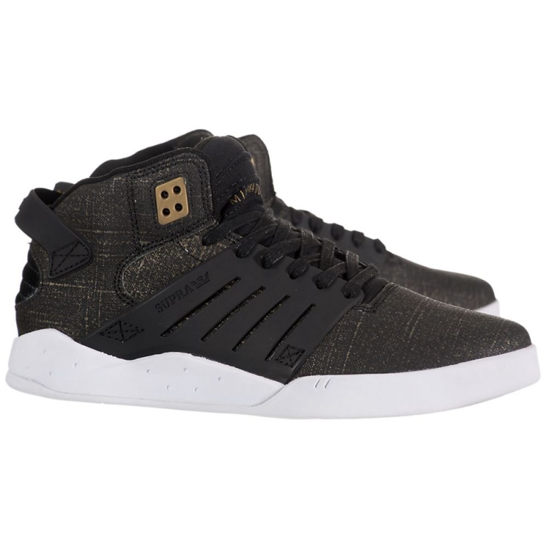 Supra SkyTop III Skate Čevlji Moški Črne | EVCZT9601