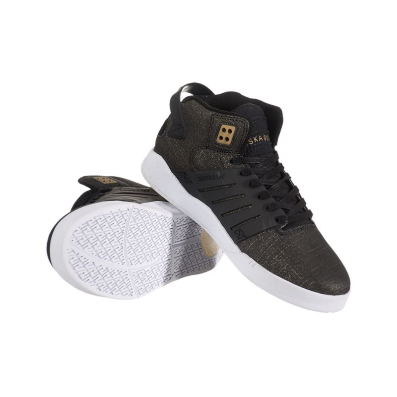 Supra SkyTop III Skate Čevlji Moški Črne | EVCZT9601