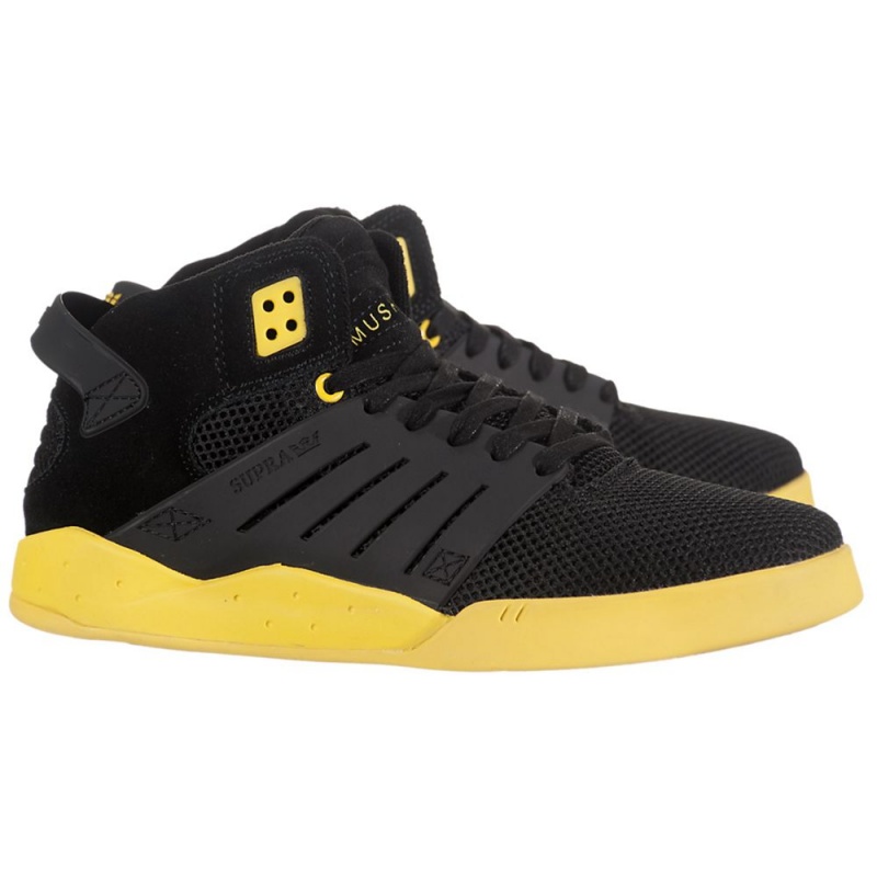 Supra SkyTop III Skate Čevlji Moški Črne | TKGSB8794