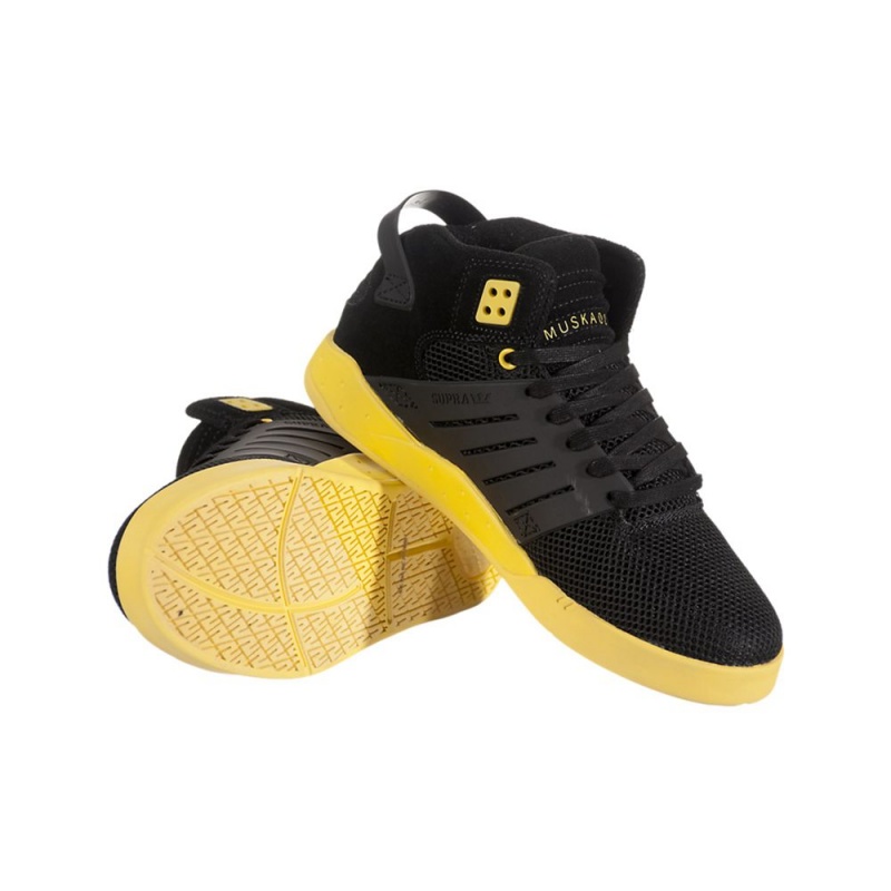 Supra SkyTop III Skate Čevlji Moški Črne | TKGSB8794