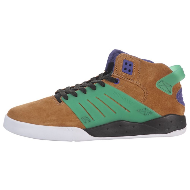 Supra SkyTop III Skate Čevlji Ženski Rjave | ASFJG4869