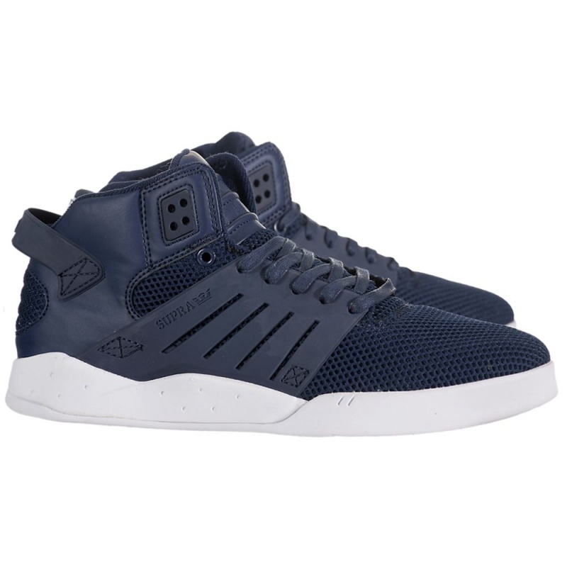 Supra SkyTop III Skate Čevlji Ženski Temno Modre | ANMZV9184