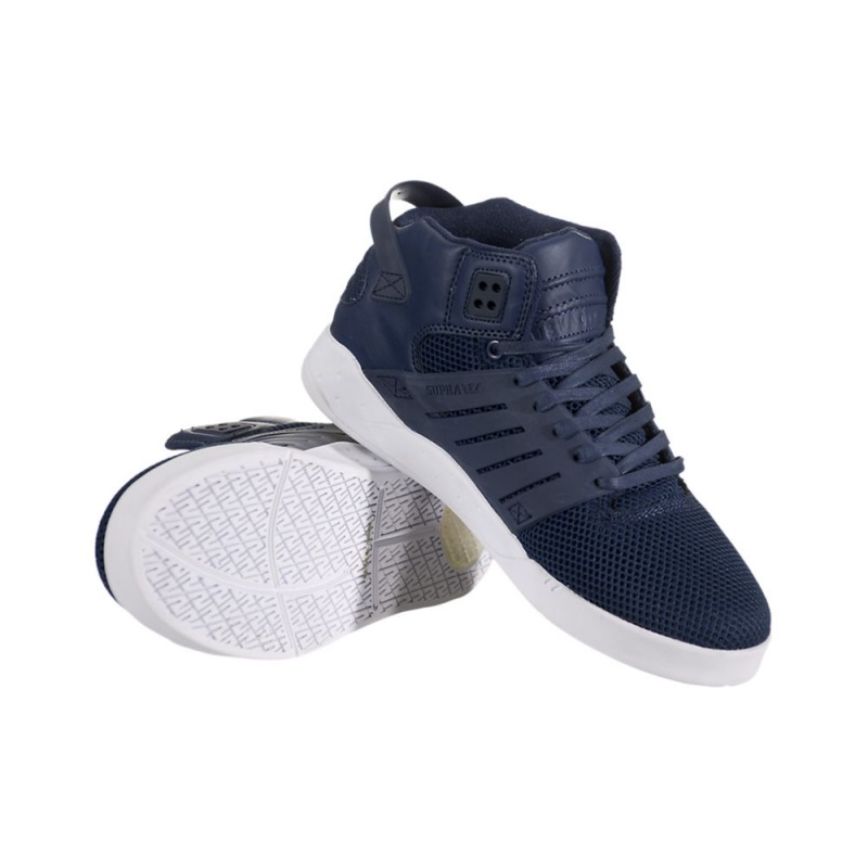 Supra SkyTop III Skate Čevlji Ženski Temno Modre | ANMZV9184