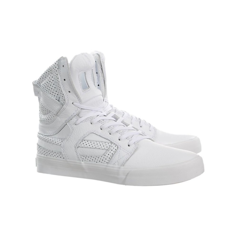 Supra SkyTop II HF Visoki Vrhovi Moški Bele | PQRKC8596