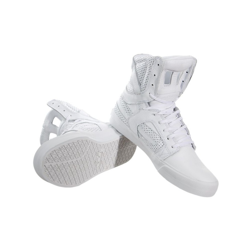 Supra SkyTop II HF Visoki Vrhovi Moški Bele | PQRKC8596