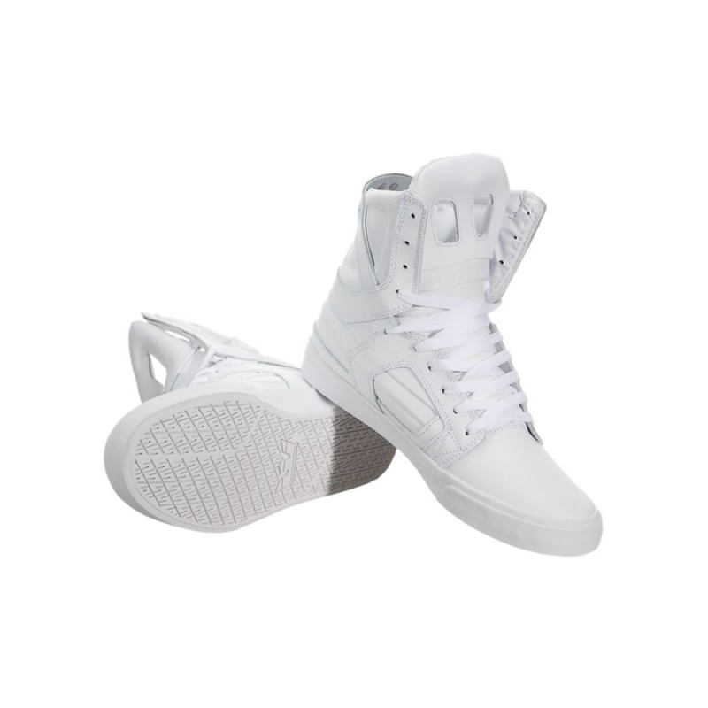 Supra SkyTop II Visoki Vrhovi Moški Bele | RFYCW9521