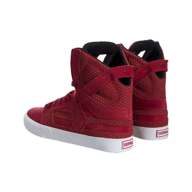 Supra SkyTop II Visoki Vrhovi Moški Rdeče | ZSAPH7465