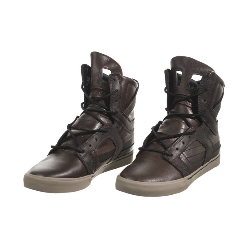 Supra SkyTop II Visoki Vrhovi Ženski Rjave | QLWOD3146