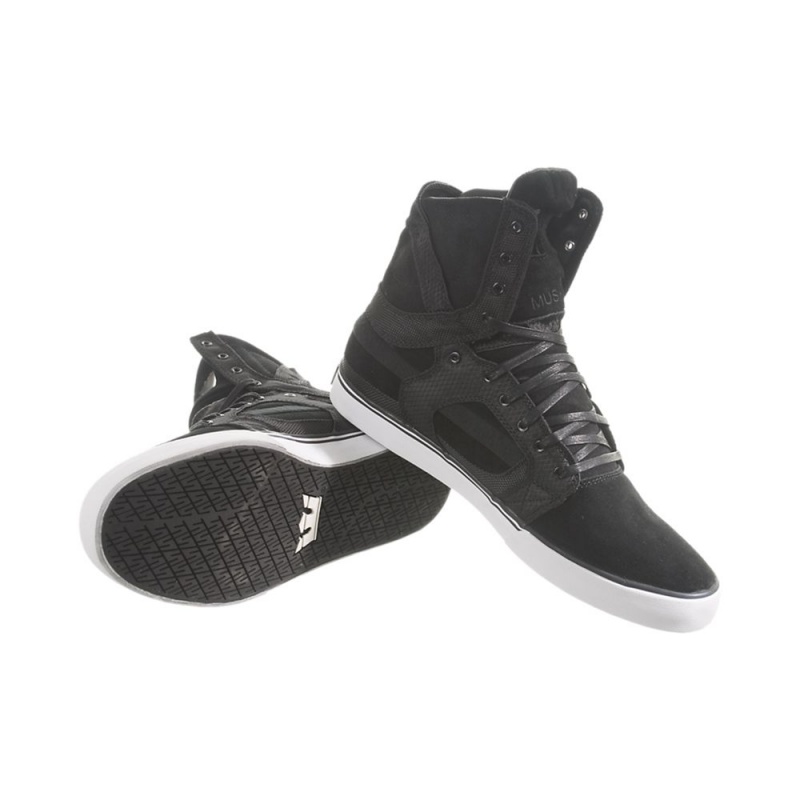 Supra SkyTop II Visoki Vrhovi Ženski Črne | LAJGX2386