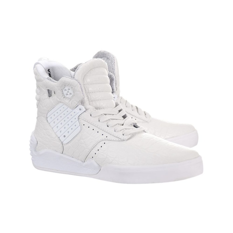 Supra SkyTop IV Visoki Vrhovi Moški Bele | FRACJ8720