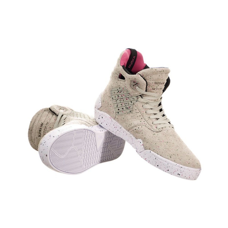 Supra SkyTop IV Visoki Vrhovi Moški Kaki | NIDGH6127