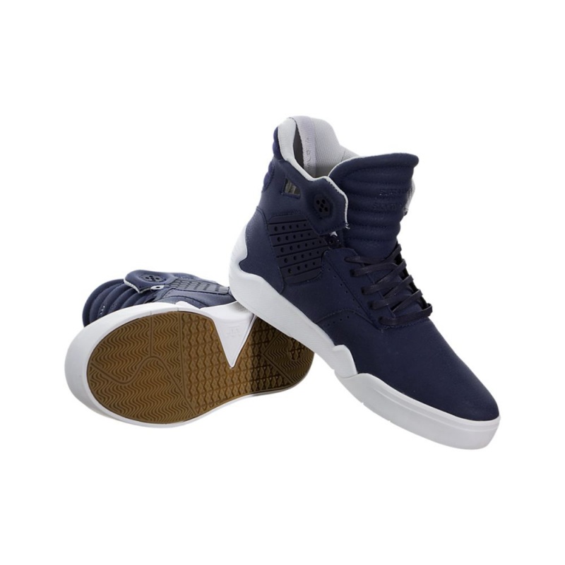 Supra SkyTop IV Visoki Vrhovi Moški Temno Modre | LKZUR3648