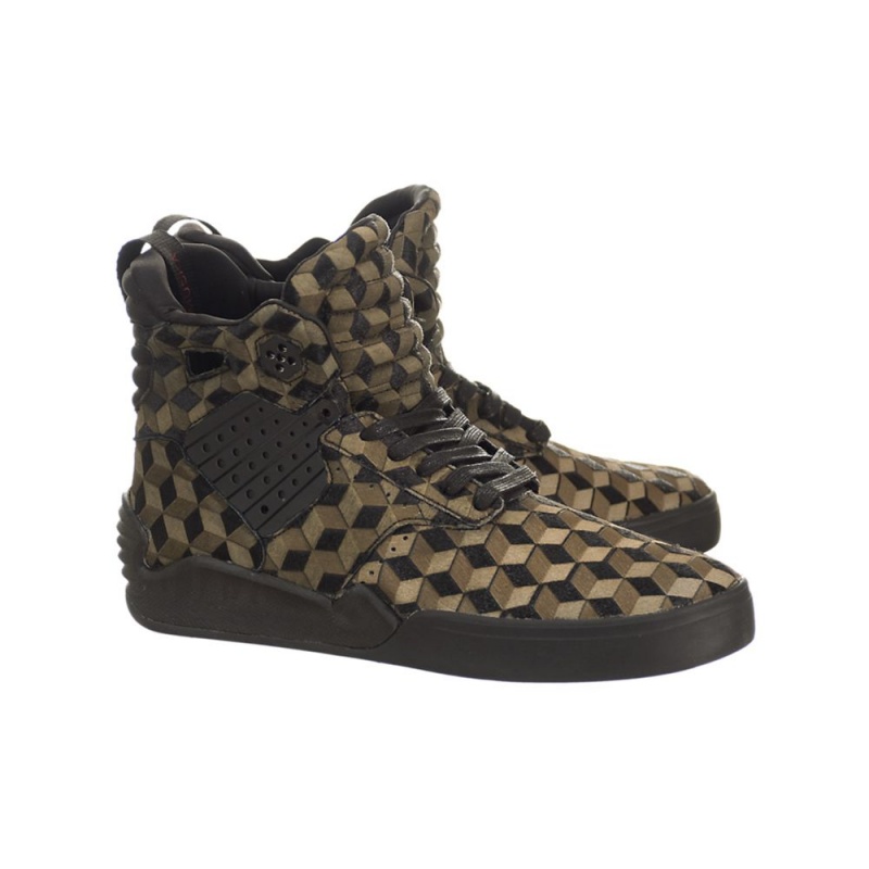 Supra SkyTop IV Visoki Vrhovi Moški Zelene | ARUQM0621