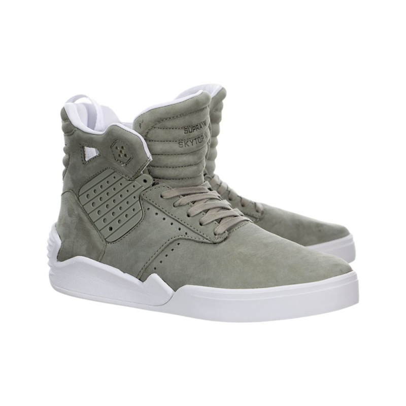 Supra SkyTop IV Visoki Vrhovi Moški Zelene | UKBOX2437