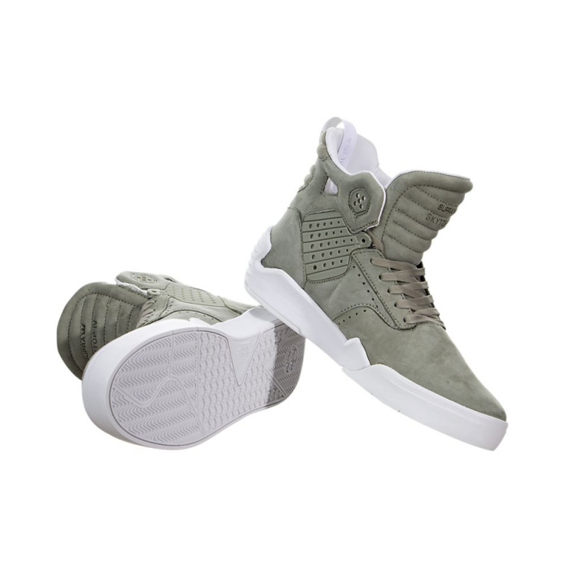 Supra SkyTop IV Visoki Vrhovi Moški Zelene | UKBOX2437