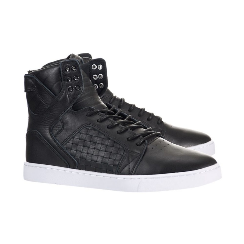 Supra SkyTop LX Visoki Vrhovi Moški Črne | WJZDX2905