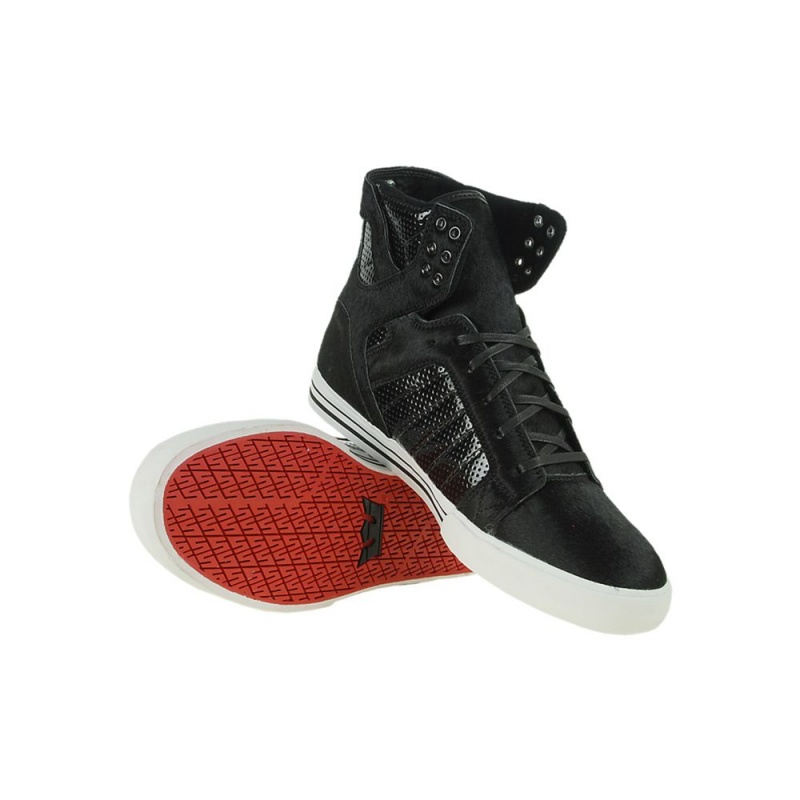 Supra SkyTop NS Visoki Vrhovi Ženski Črne | HKNSM7835