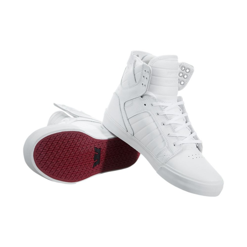 Supra SkyTop Visoki Vrhovi Moški Bele | BJWVN1907